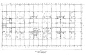 48層高住家樓平面圖 564′ X 150′